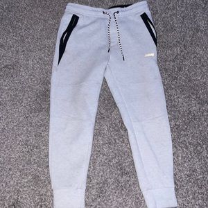 American Eagle light grey zipper sweats